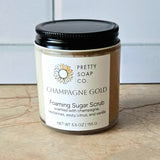 Champagne Gold Foaming Sugar Scrub | Champagne, Nectarine, Citrus, Vanilla