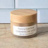 Champagne Gold Foaming Sugar Scrub | Champagne, Nectarine, Citrus, Vanilla